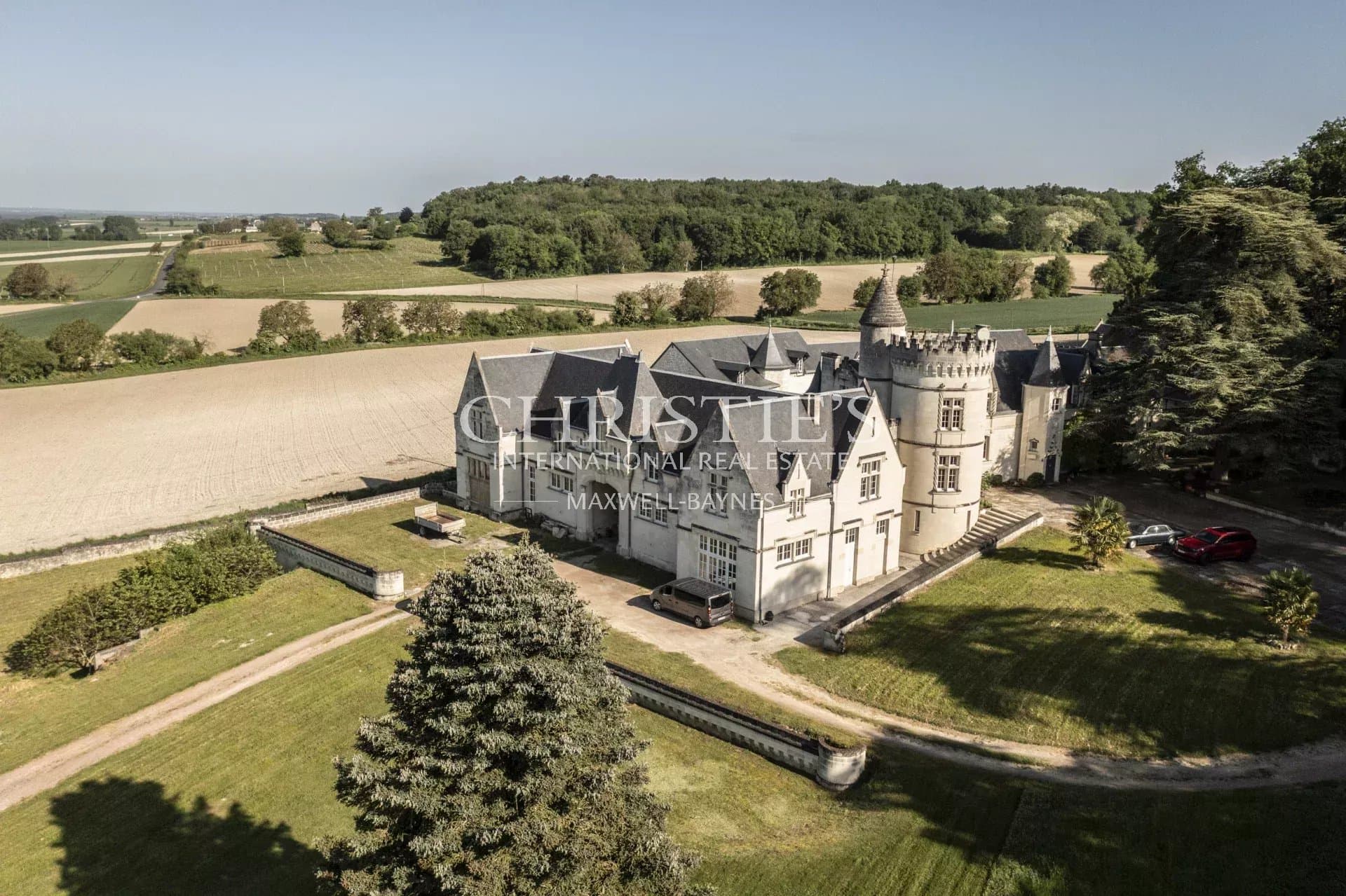 Château avec son vignoble Saumur AOC de 15Ha entre Chinon et Saumur