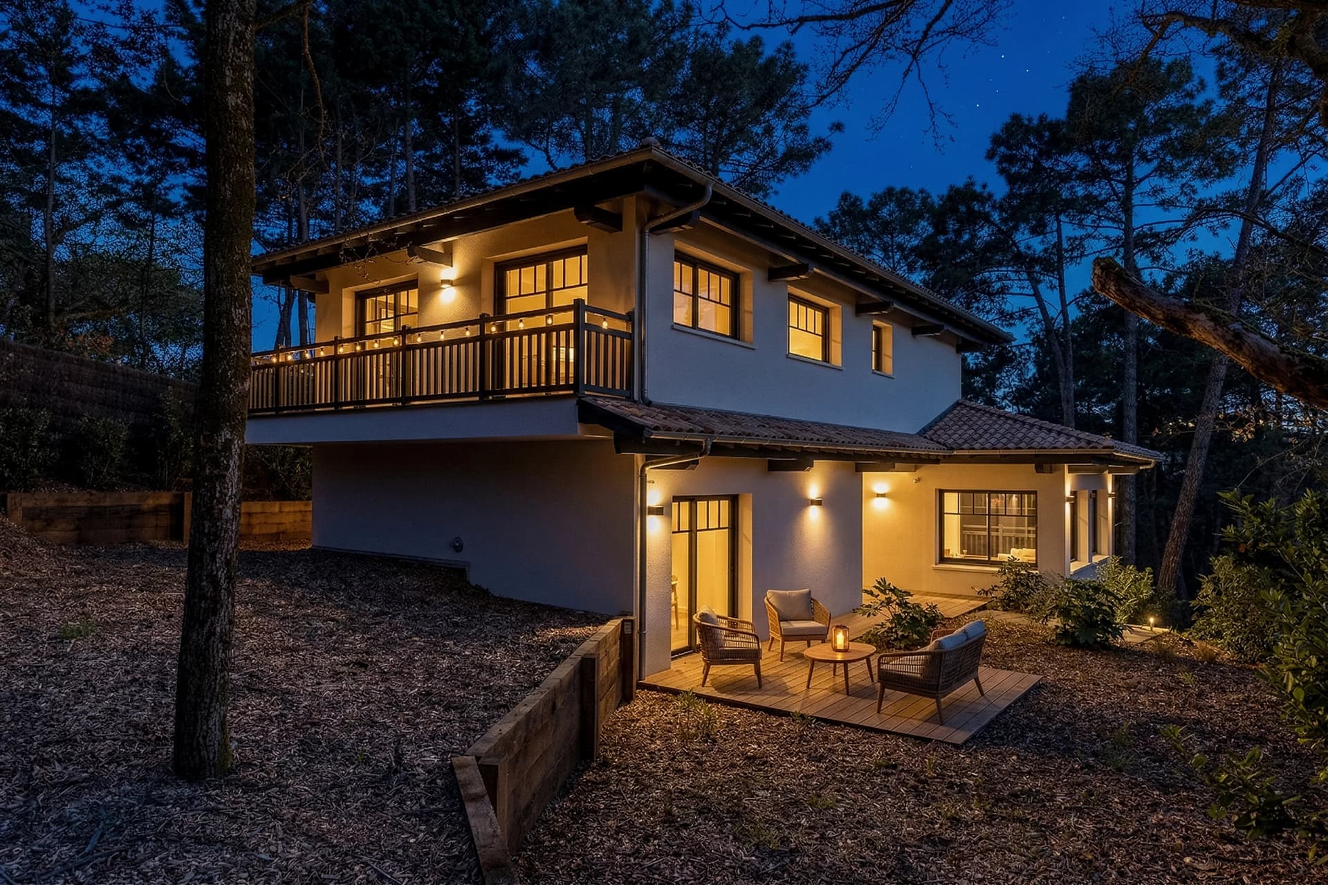 PYLA-SUR-MER, New villa Gaume with Basin View 400 meters from the beach