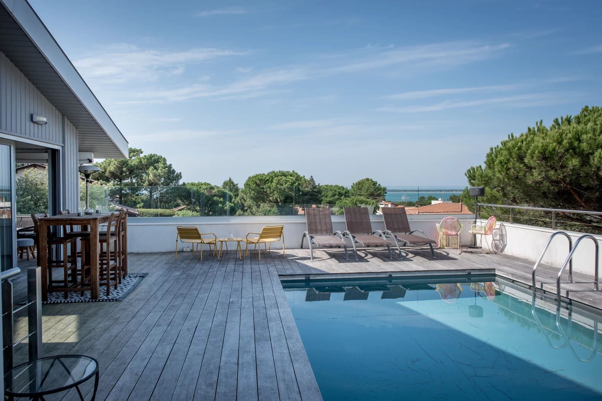 Pyla sur mer - Contemporary villa with sea view