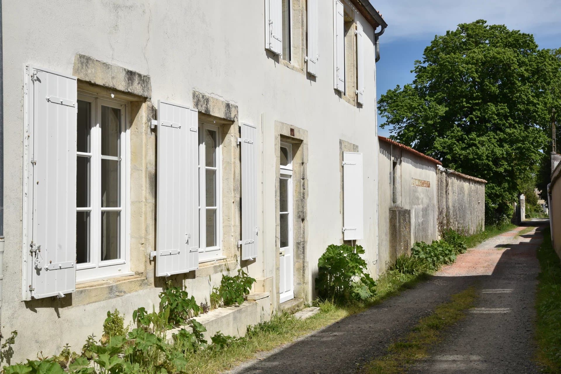 Refurbished village house with garden