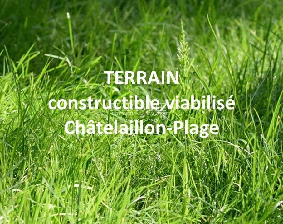 Serviced building plot with sea view, permit cleared – Châtelaillon-Plage