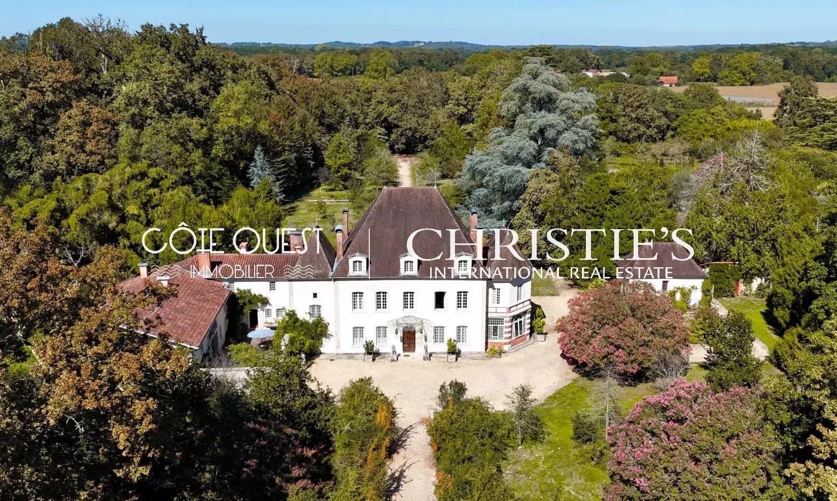 À vendre Saint-Laurent-de-Gosse - Château du 19ème siècle avec parc exceptionnel