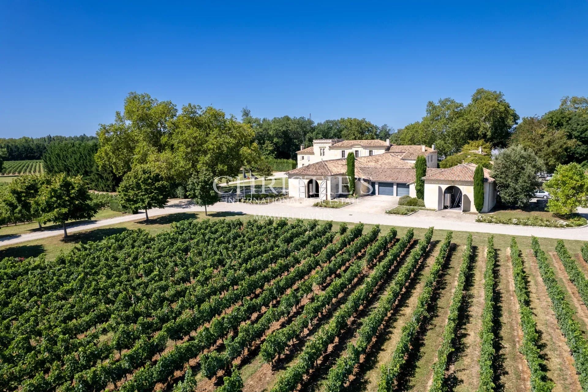 A vendre rare et magnifique domaine viticole sur les rives de la Dordogne près de Saint-Emilion