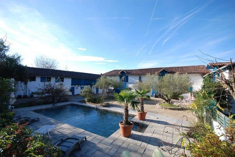 ARCANGUES, OLD RENOVATED FARMHOUSE WITH OUTBUILDINGS