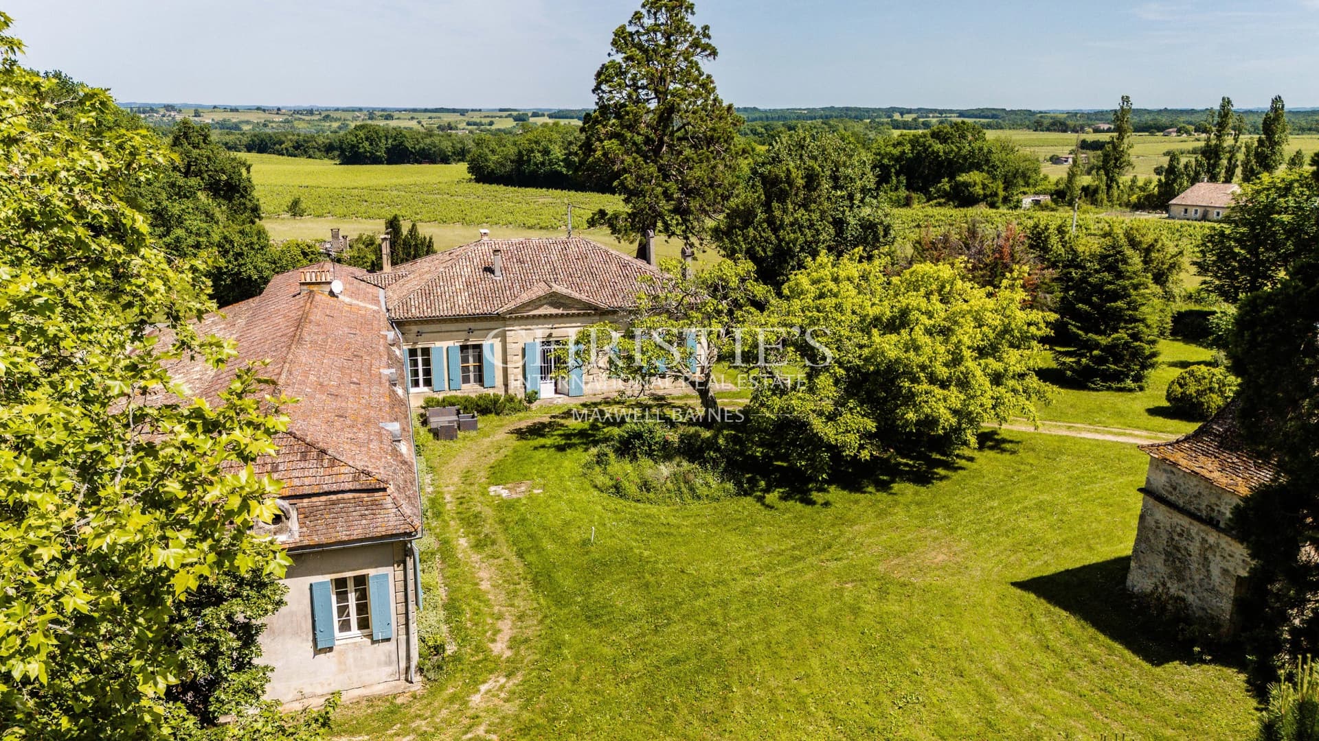 Magnifique Girondine du XVIIIe siècle, 5 hectares de terrain  et piscine