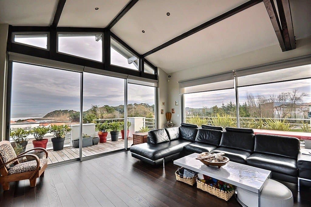 MAISON CONTEMPORAINE VUE MER A VENDRE A SAINT JEAN DE LUZ