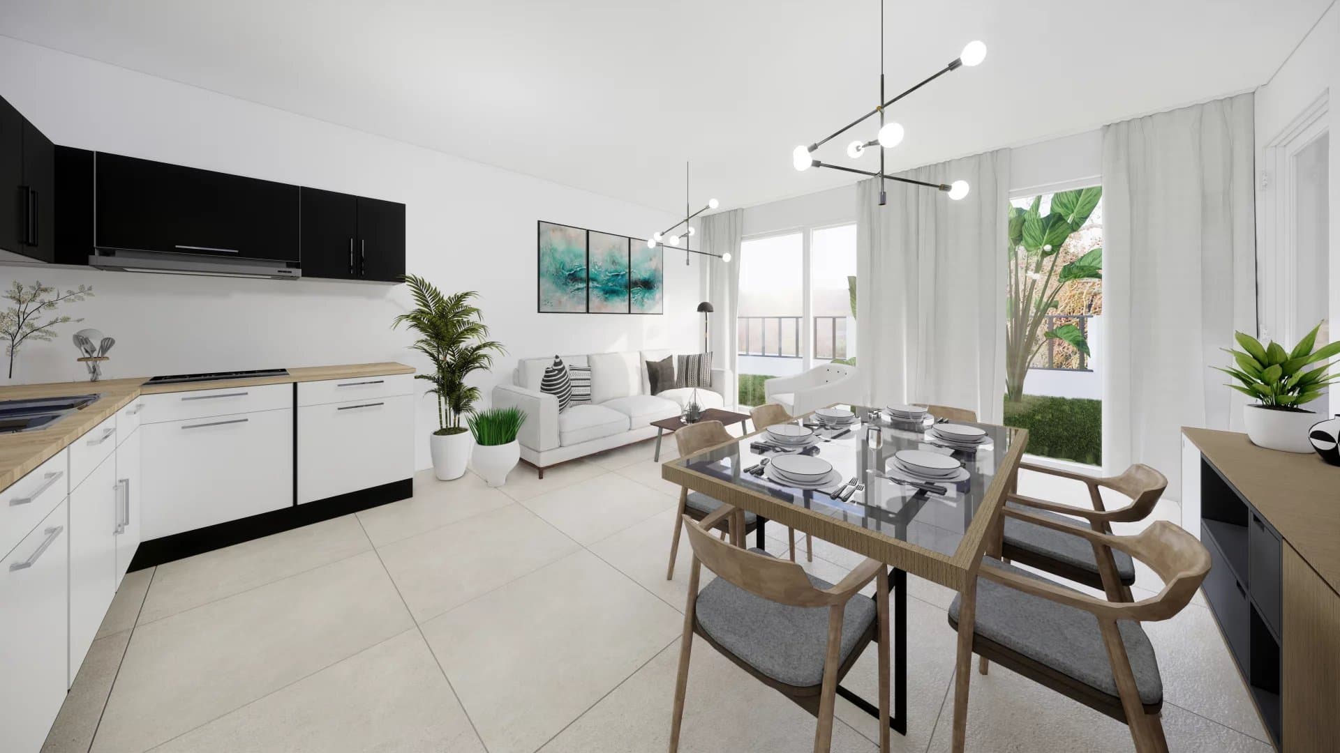 New build two Bedroom Apartment in La Rochelle