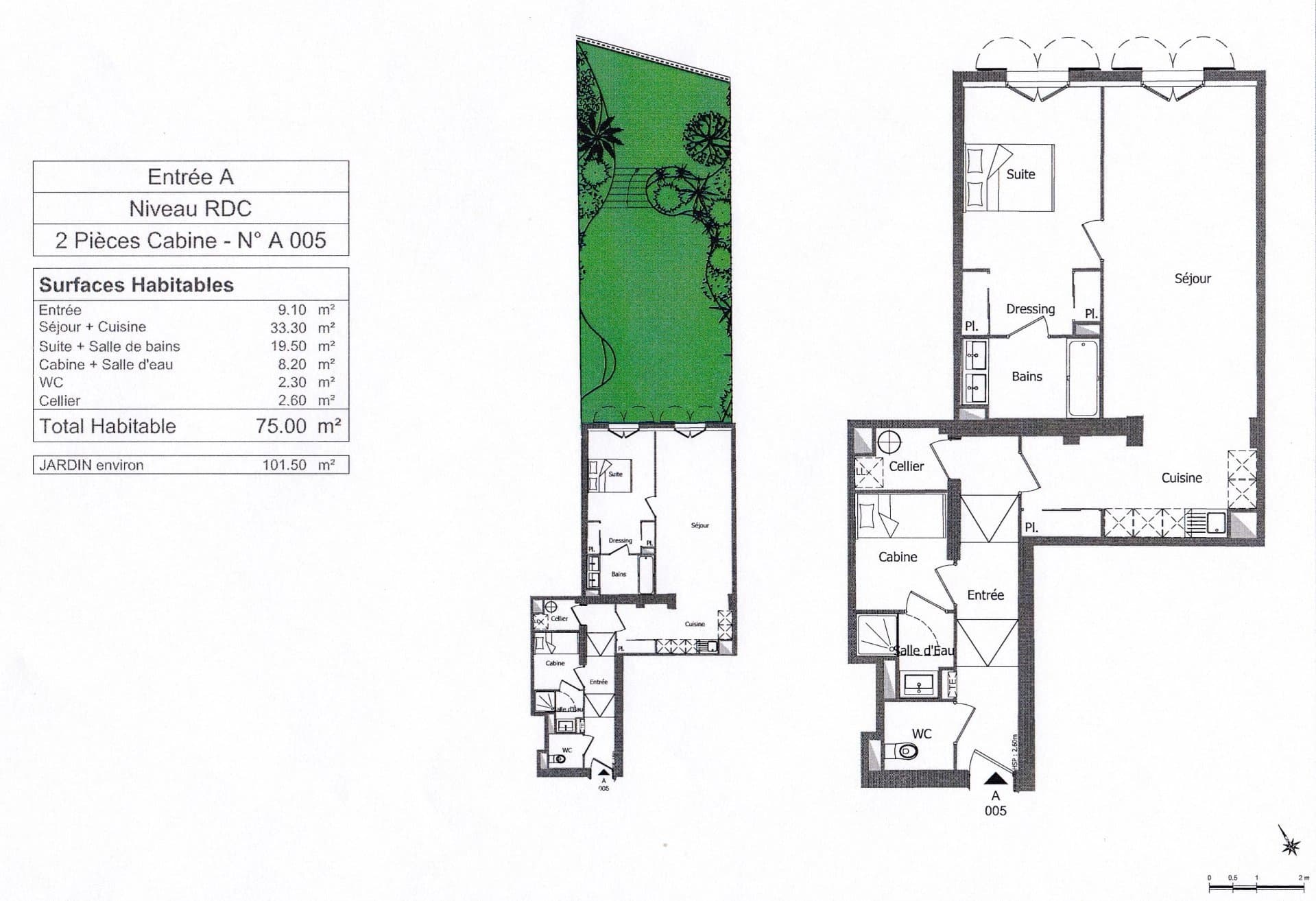 Appartement en première ligne