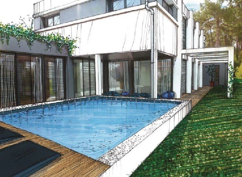 ANGLET CHIBERTA, MAISON CONTEMPORAINE A VENDRE, AU PIED DE LA FORET