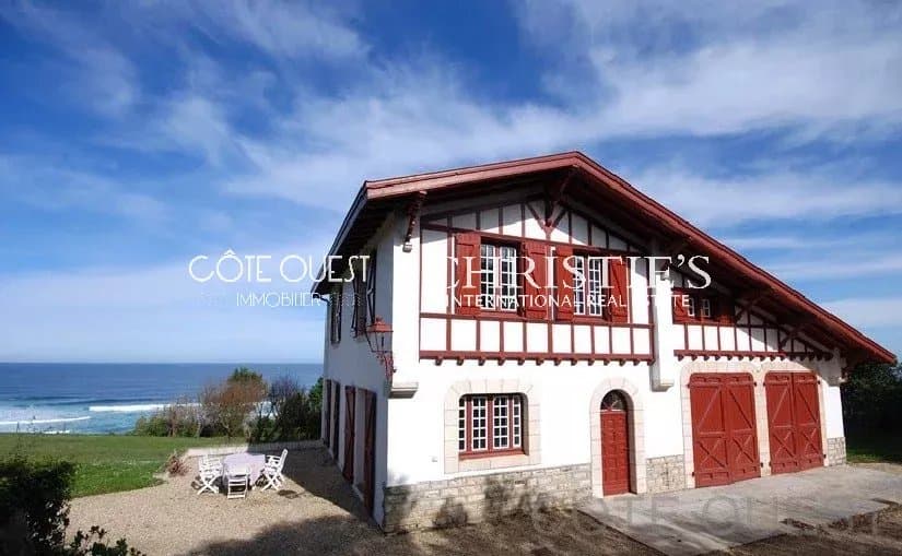 Maison de caractère premier rang vue océan à Guéthary