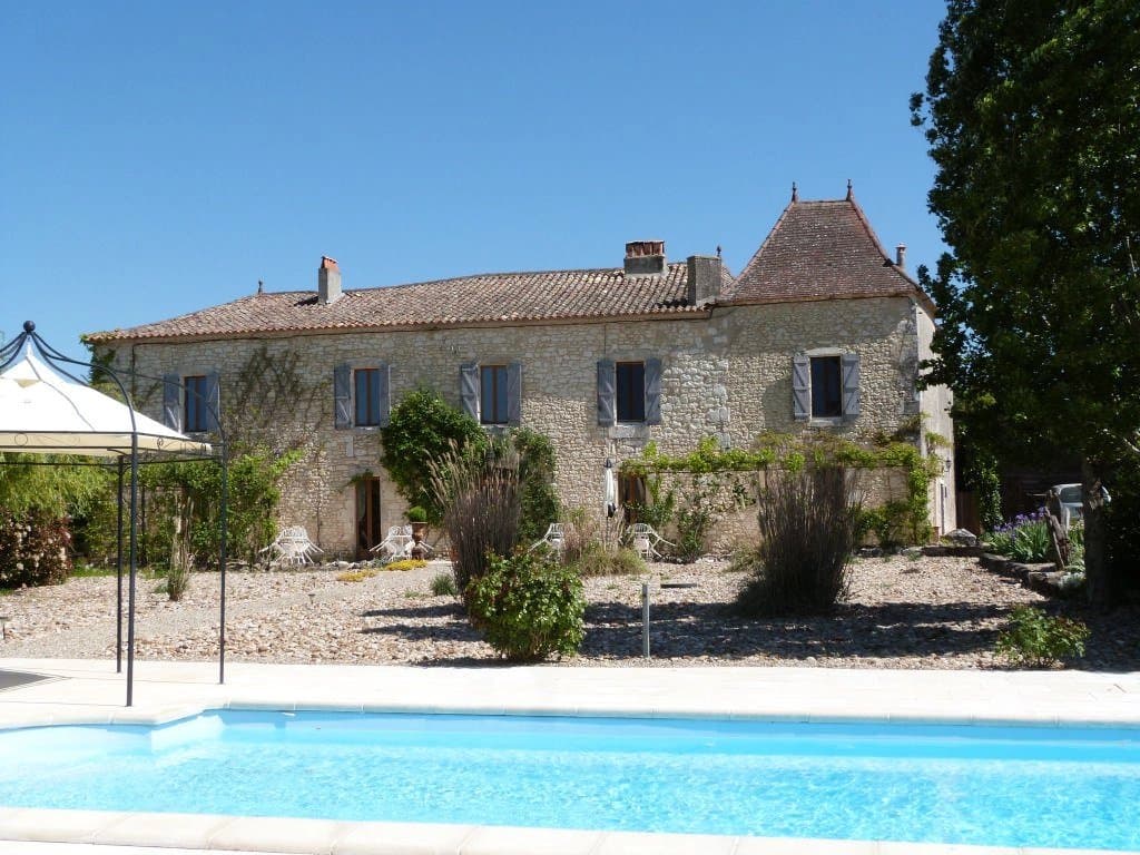 Historique maison de maître avec piscine