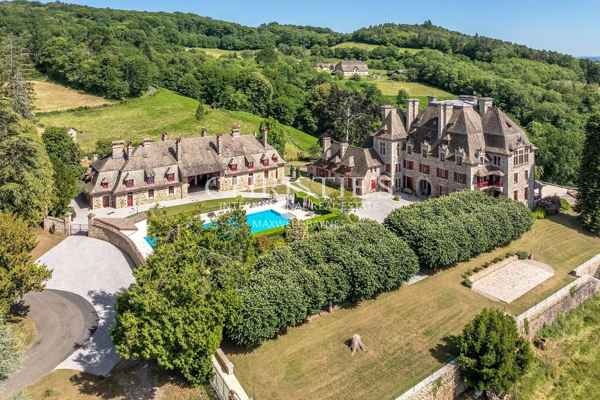 A Majestic Ridge-Top Chateau Estate of Distinction offering Prime Commercial & Hospitality Opportunity in South-Central France