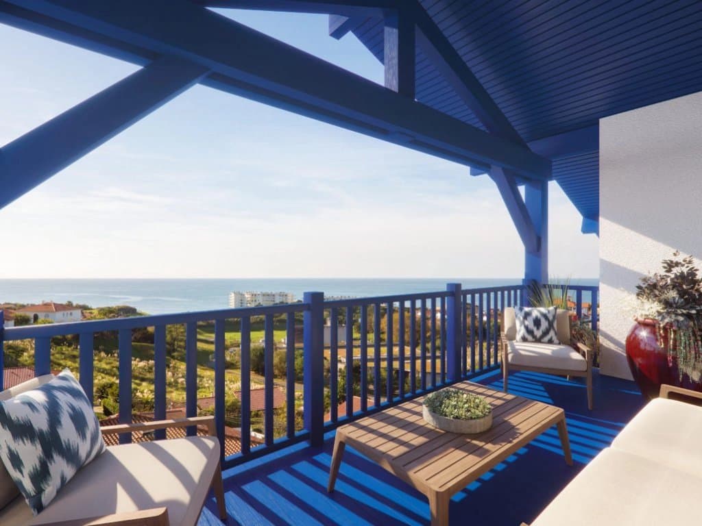 VENTE APPARTEMENT NEUF 4 PIECES 117 M2 VUE MER BIARRITZ