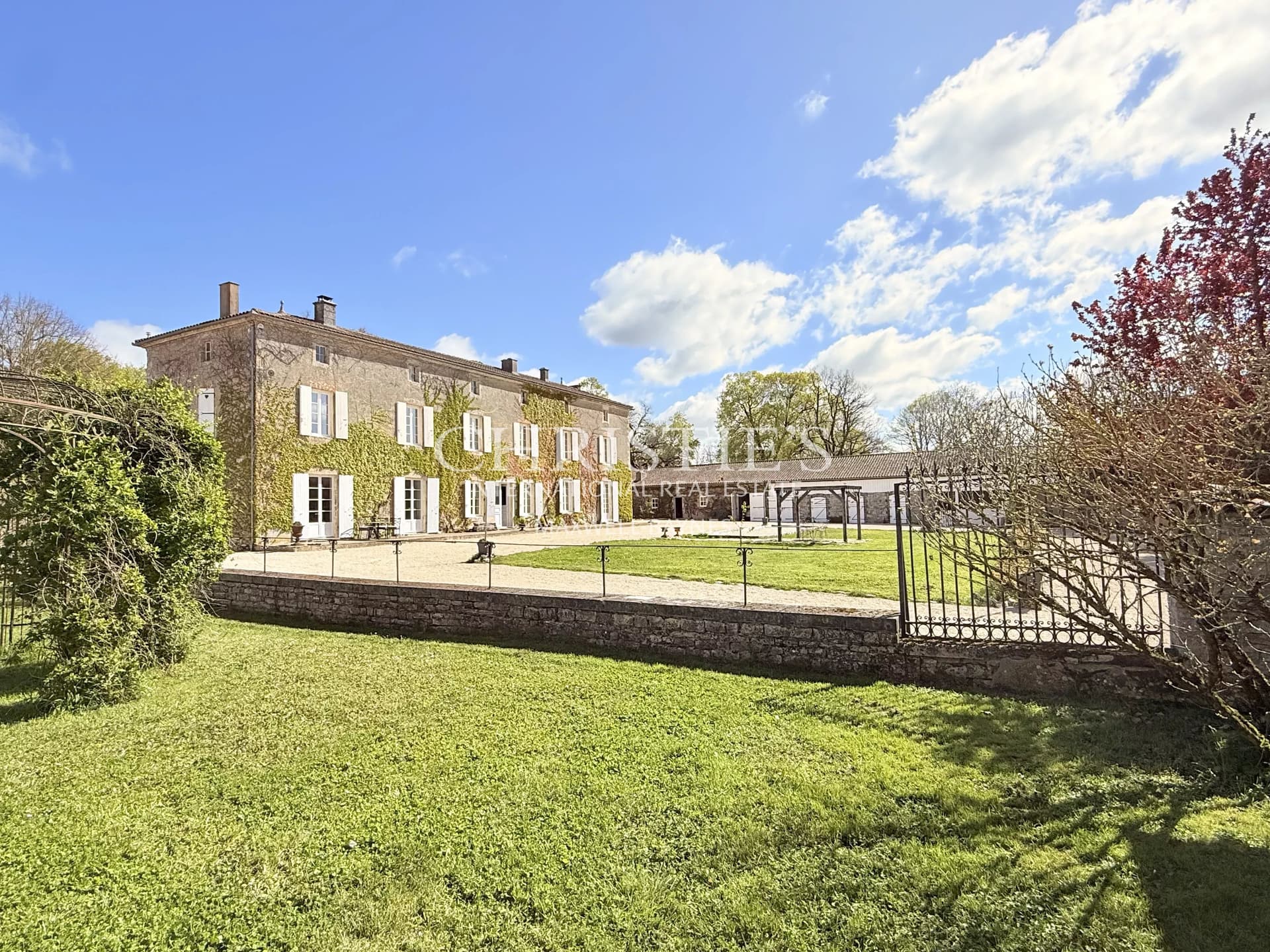 Character property with pool, outbuildings and enclosed land