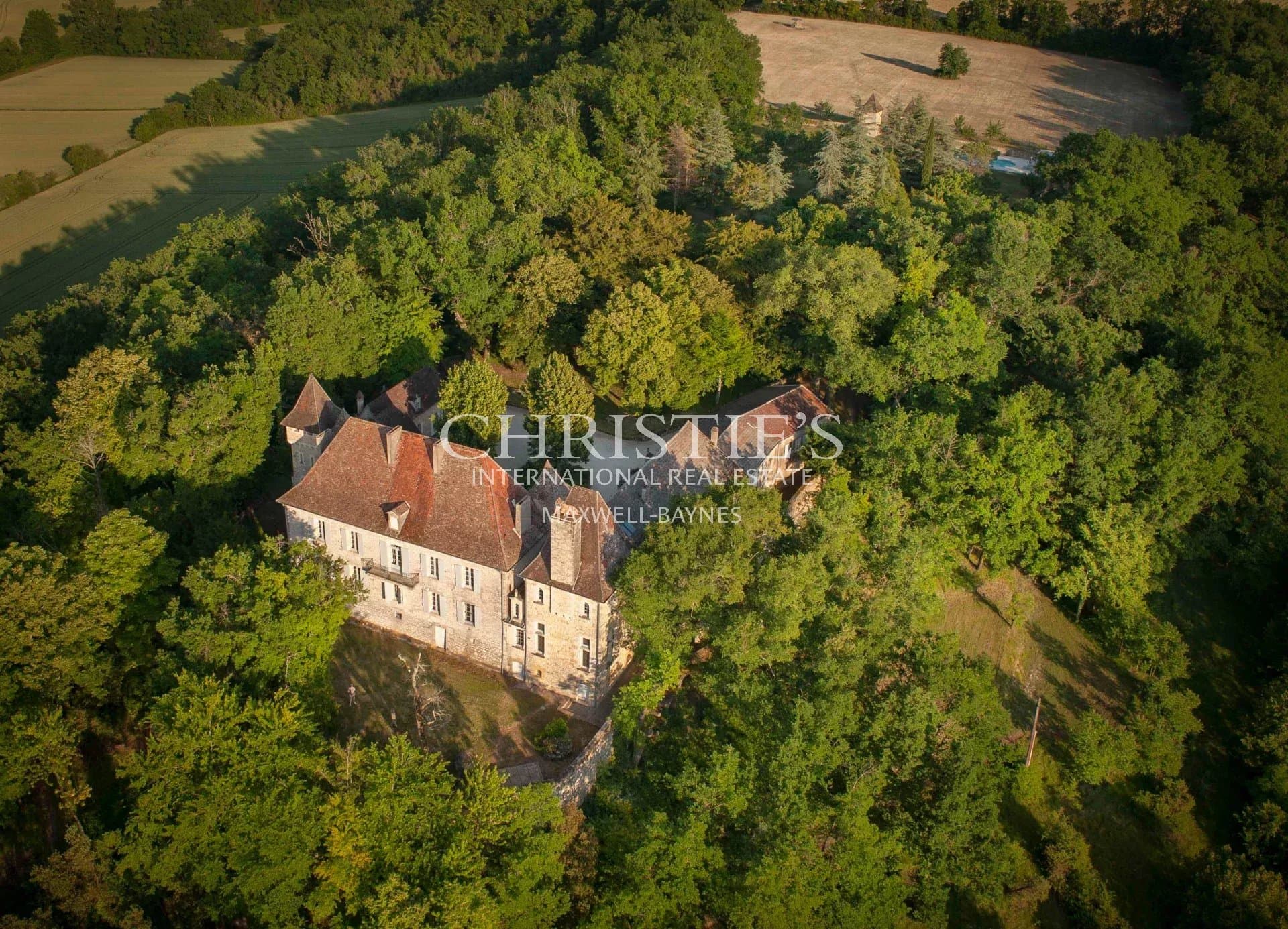 An exquisite turreted chateau set amidst breathtaking countryside