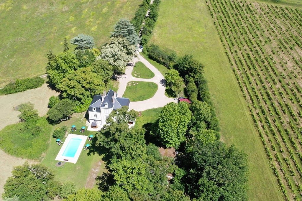 Charming luxury Chateau set in Vines near Bergerac