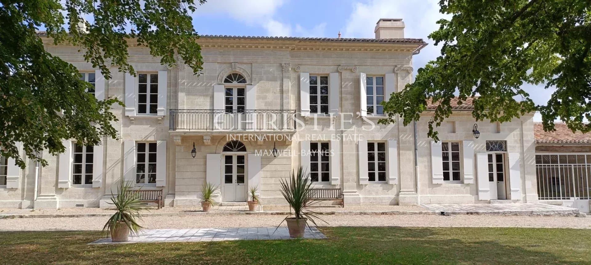A vendre propriété d'exception près de Libourne
