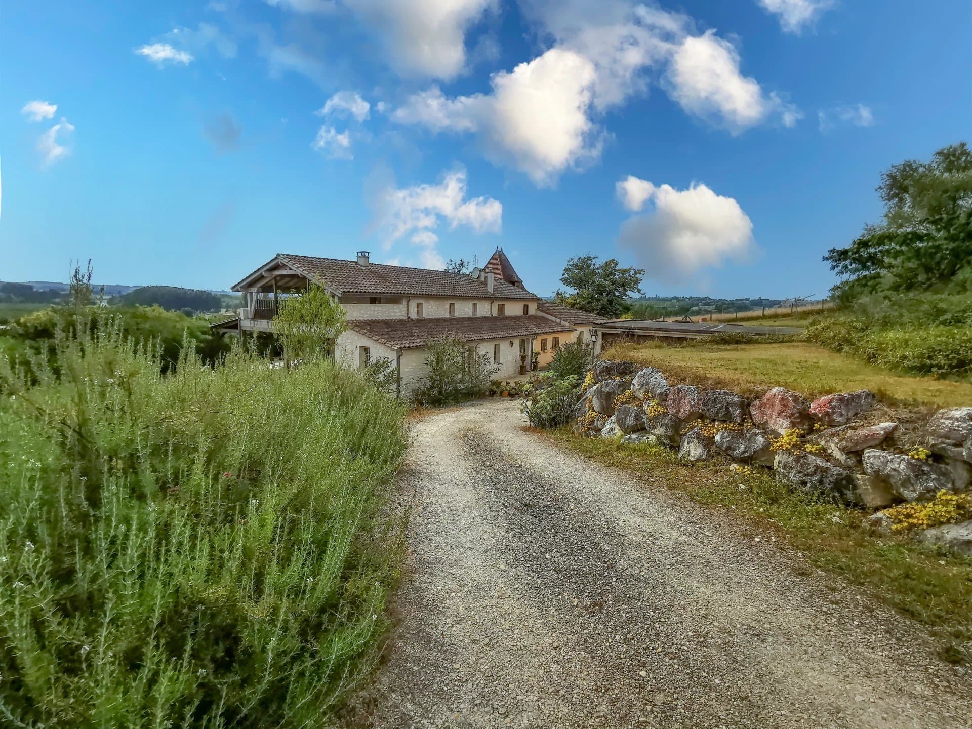 Vente Maison de campagne avec vue imprenable, dans la ville de Duras