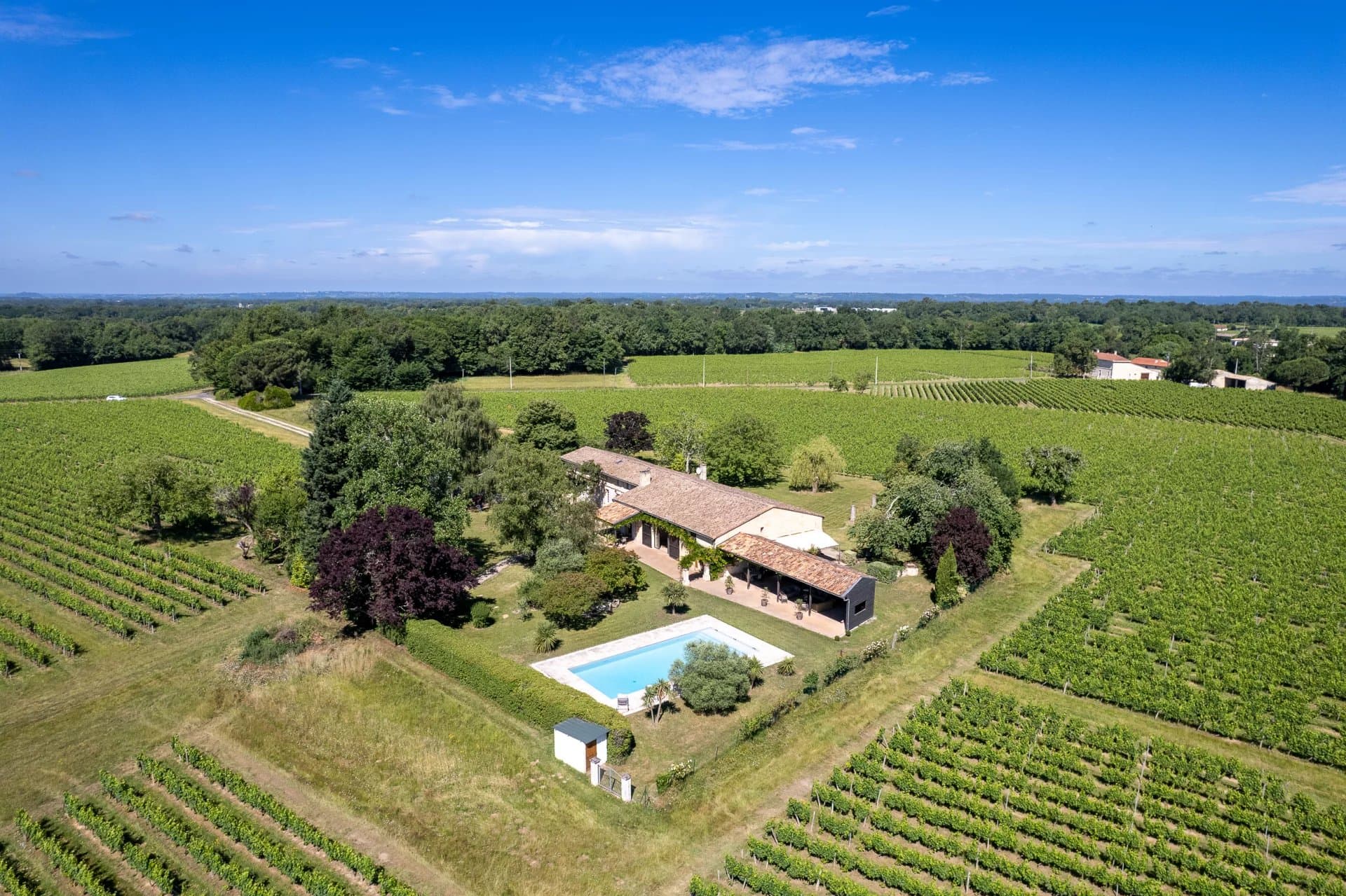 Vente Maison de campagne avec piscine près de Saint-Emilion